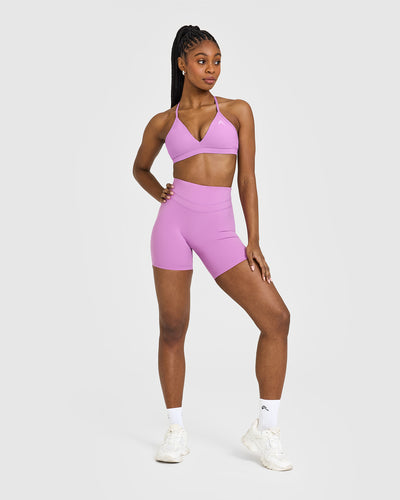 Unified High Waisted Shorts 6" | Orchid Purple