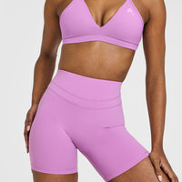 Unified High Waisted Shorts 6" | Orchid Purple