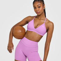 Unified High Waisted Shorts 6" | Orchid Purple