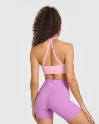 Unified Twist Sports Bra | Petal Pink