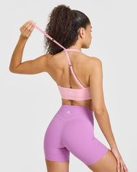 Unified Twist Sports Bra | Petal Pink
