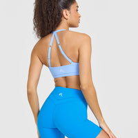 Unified Twist Sports Bra | Powdered Blue