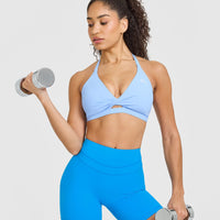 Unified Twist Sports Bra | Powdered Blue