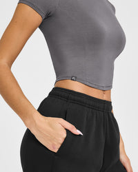 Mellowâ„¢ Soft Mid Short Sleeve T-Shirt | Ash Grey