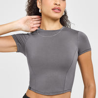 Mellowâ„¢ Soft Mid Short Sleeve T-Shirt | Ash Grey