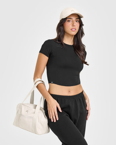 Mellowâ„¢ Soft Mid Short Sleeve T-Shirt | Soft Black