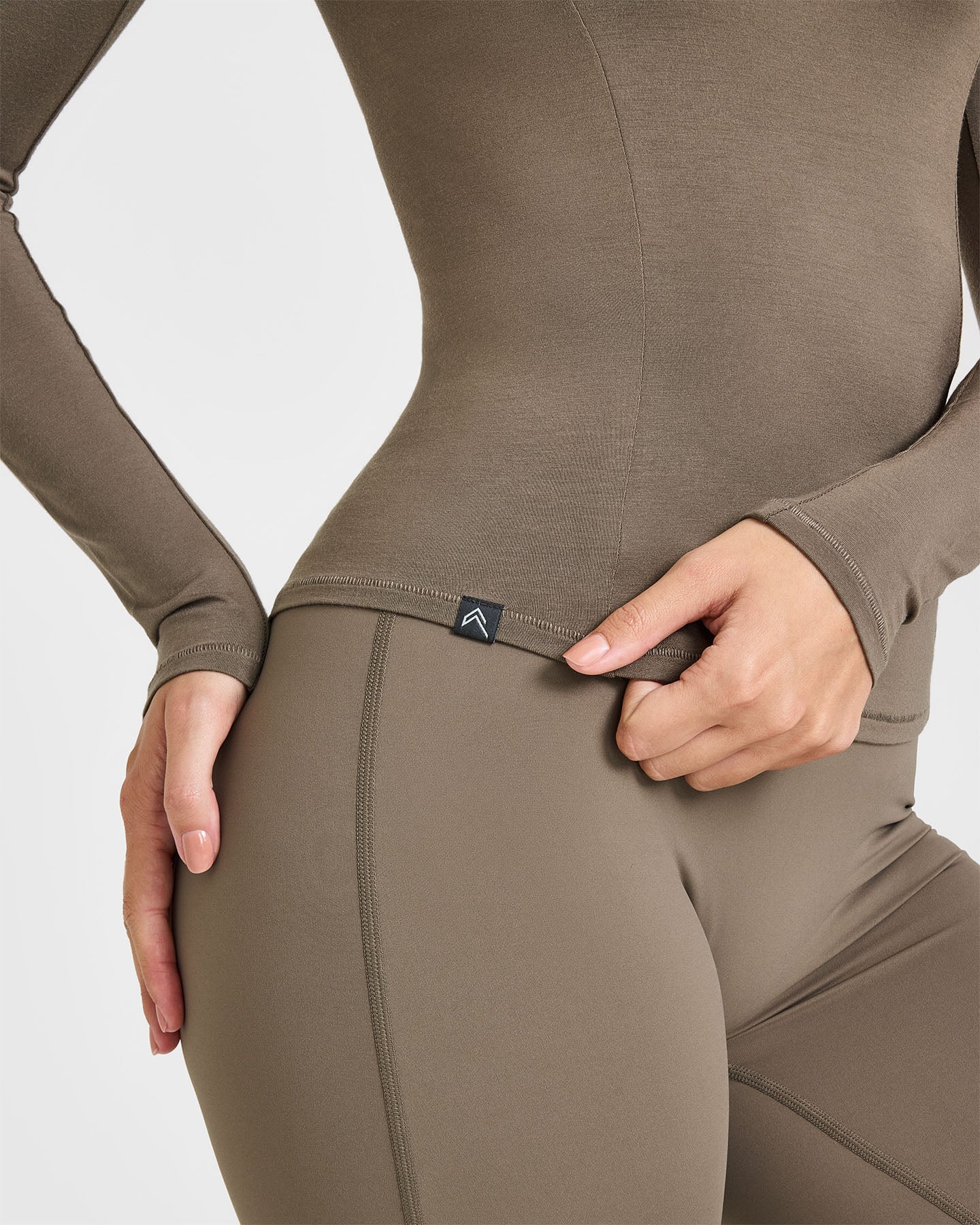 Mellowâ„¢ Soft Long Sleeve Top | Moss Brown