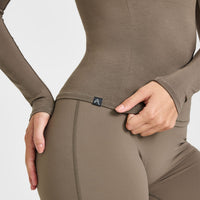 Mellowâ„¢ Soft Long Sleeve Top | Moss Brown