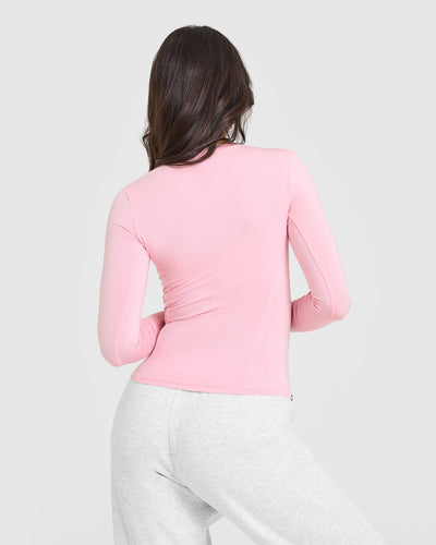 Mellow™ Soft Long Sleeve Top | Petal Pink