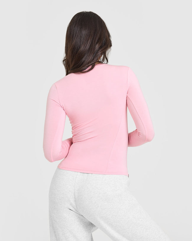 Mellow™ Soft Long Sleeve Top | Petal Pink
