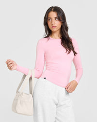 Mellow™ Soft Long Sleeve Top | Petal Pink