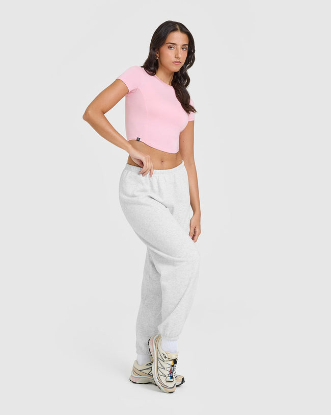 Mellowâ„¢ Soft Mid Short Sleeve T-Shirt | Petal Pink