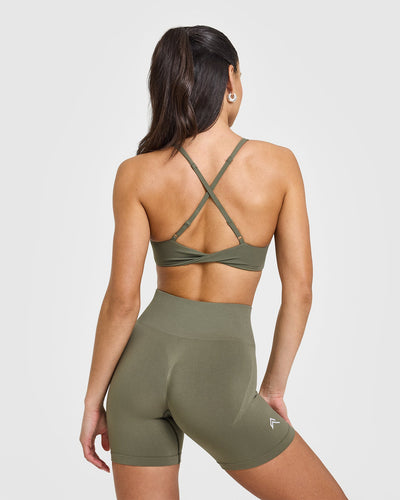 Unified Micro Bralette | Alpine Green