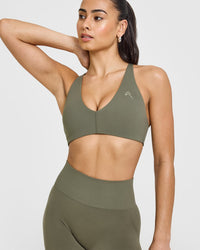 Unified Micro Bralette | Alpine Green