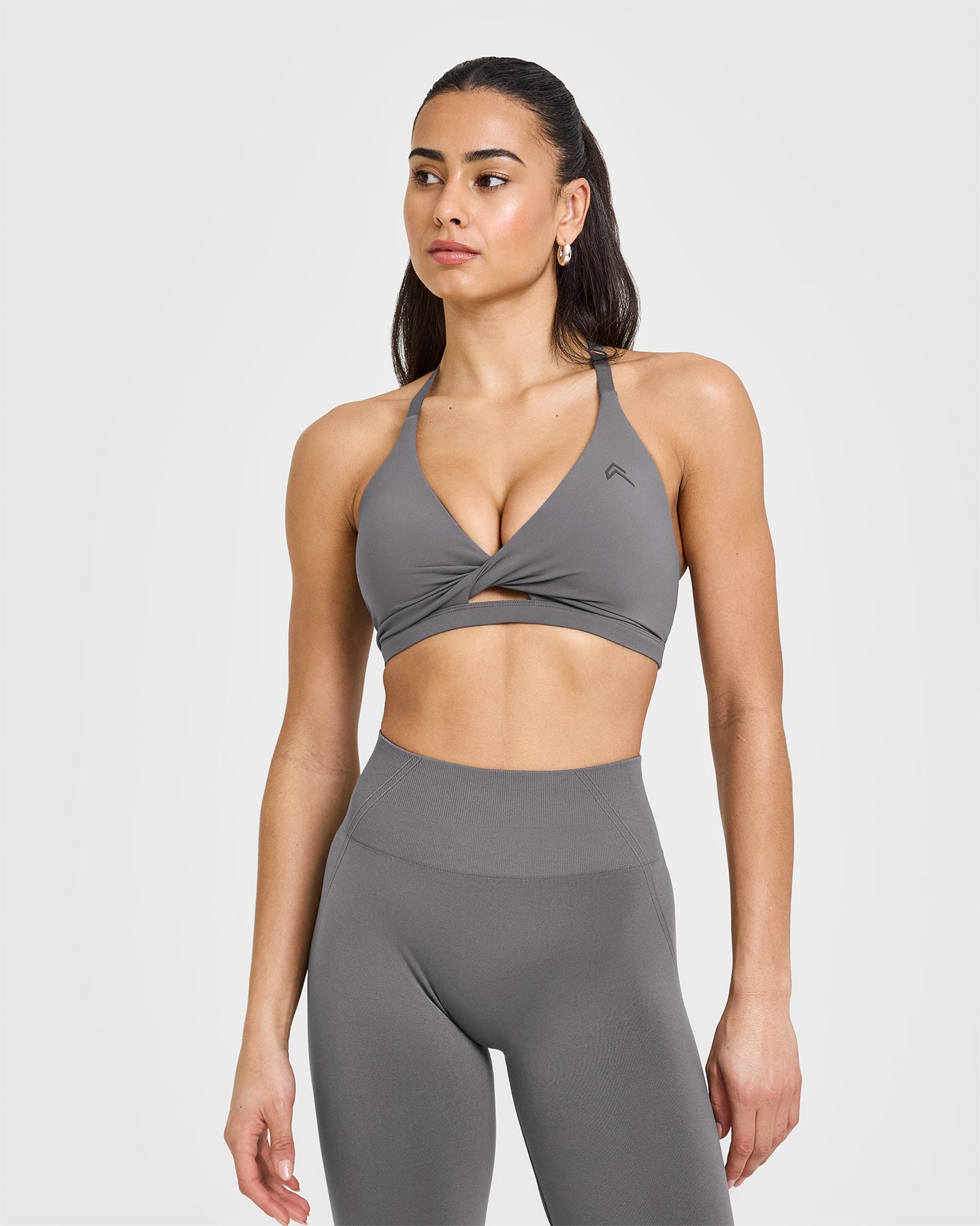 Unified Twist Sports Bra | Ash Grey