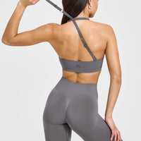 Unified Twist Sports Bra | Ash Grey