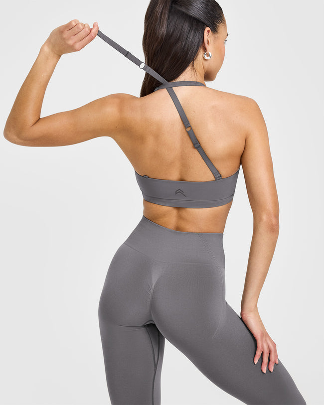 Unified Twist Sports Bra | Ash Grey