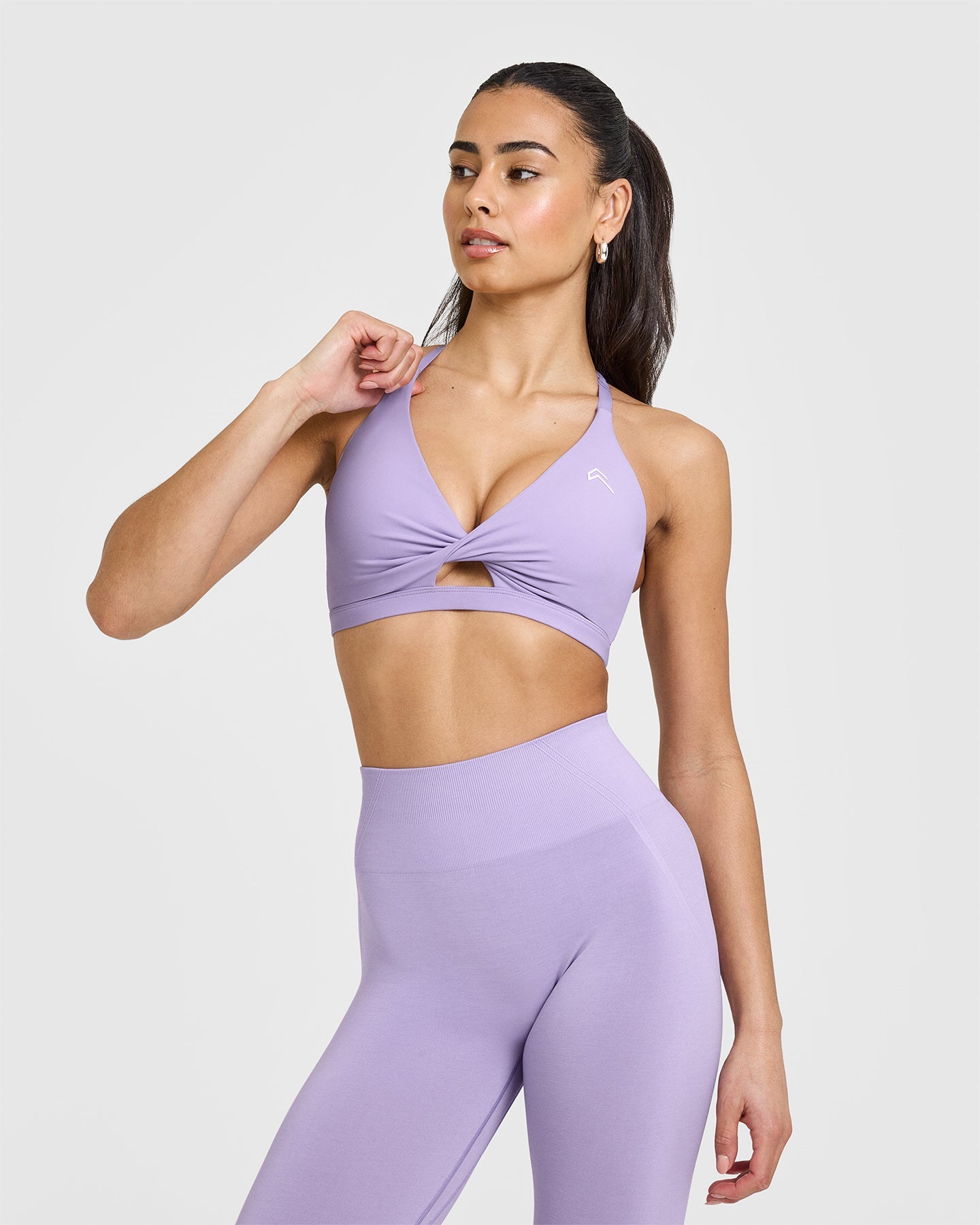 Unified Twist Sports Bra | Wisteria Purple