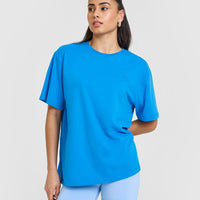 Classic Oversized Lightweight T-Shirt | Tropical Blue