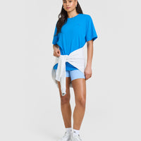 Classic Oversized Lightweight T-Shirt | Tropical Blue