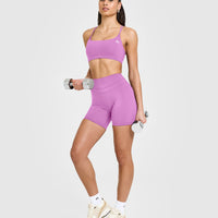 Everyday Cross Over Bralette | Orchid Purple