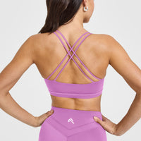 Everyday Cross Over Bralette | Orchid Purple