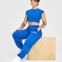 Foundations Jogger With Graphic | Oasis Blue