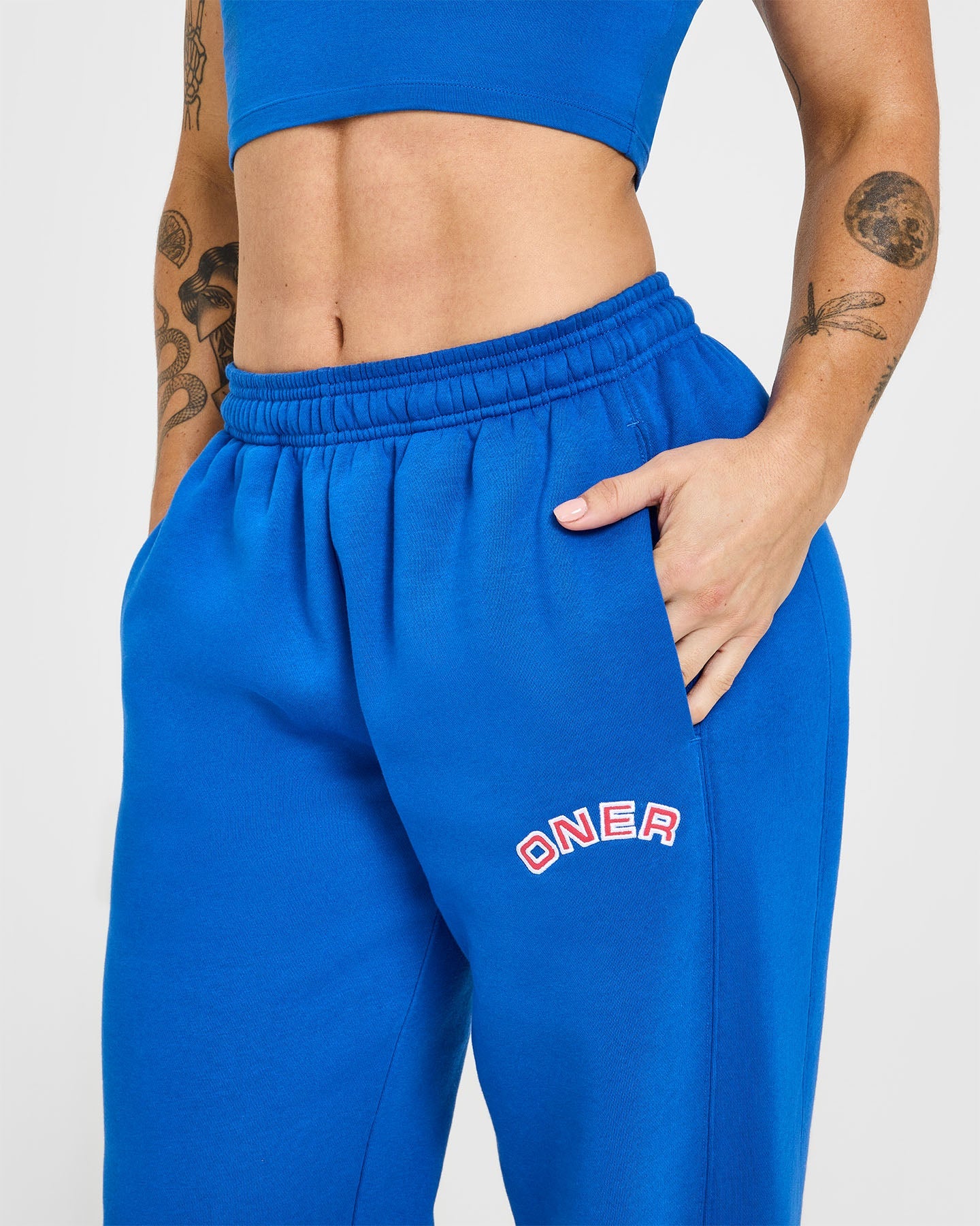 Foundations Jogger With Graphic | Oasis Blue