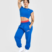 Foundations Jogger With Graphic | Oasis Blue