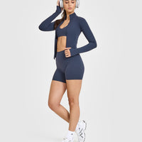 SoftMotion™ Jacket with White Logo | True Blue