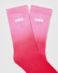 Oner Heart Crew Socks 3 Pack | Sweetie/Berry Bloom/Rosewood