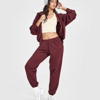 Mid Weight Jogger | Rosewood