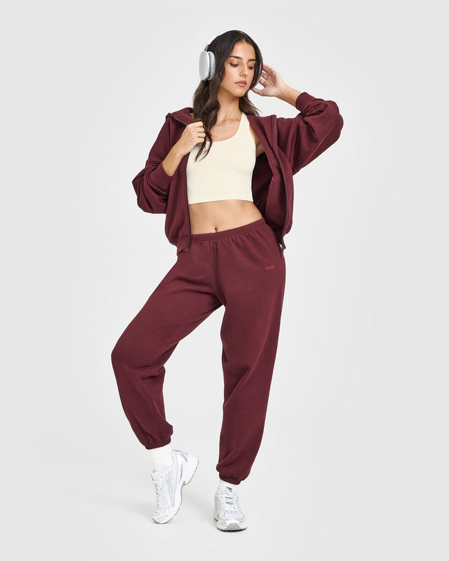 Mid Weight Jogger | Rosewood