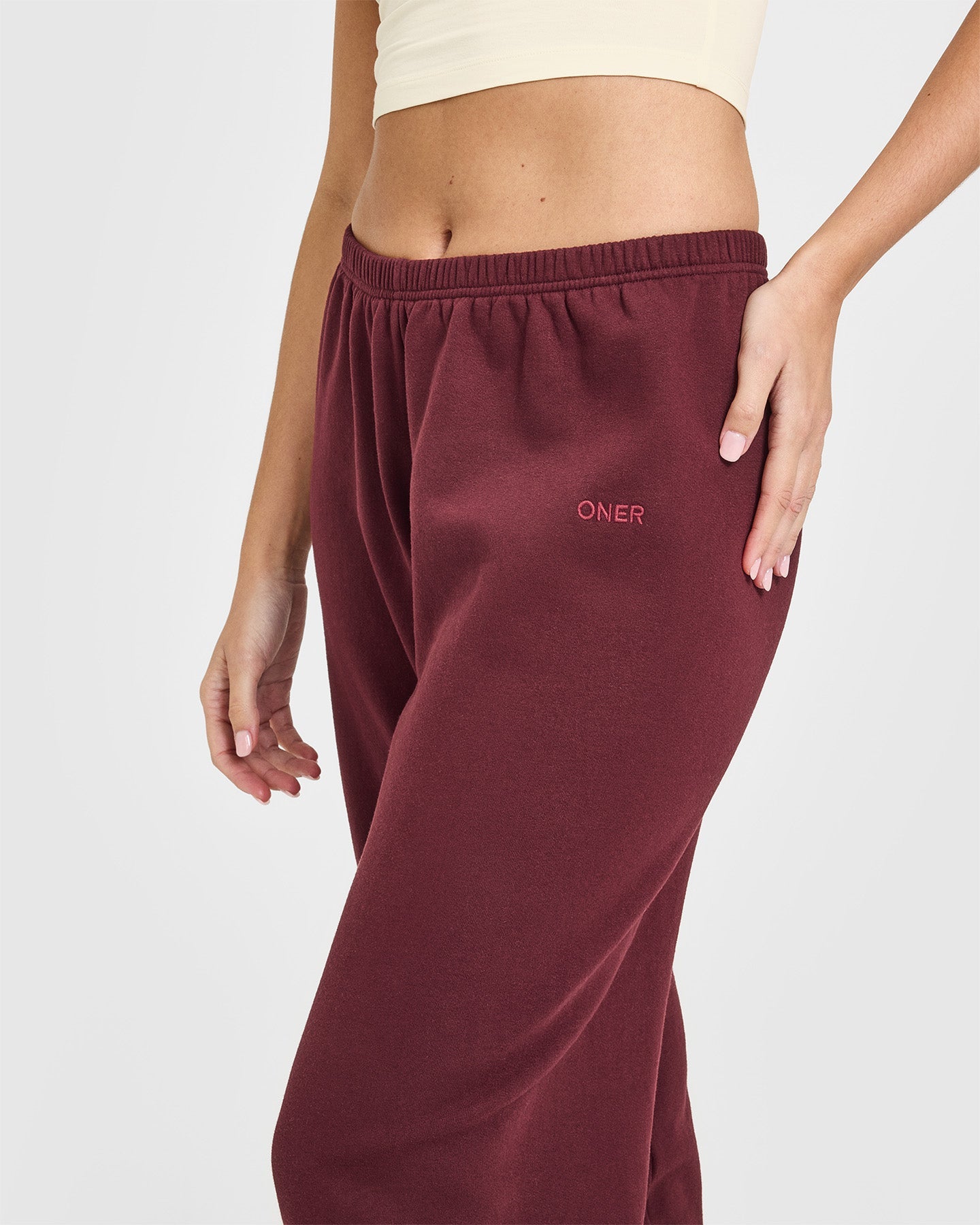 Mid Weight Jogger | Rosewood