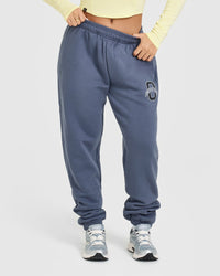 Foundations Jogger With Printed Graphic | Granite Blue