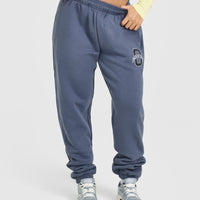 Foundations Jogger With Printed Graphic | Granite Blue