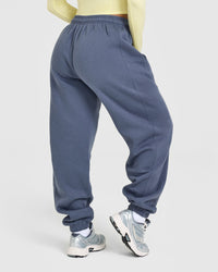 Foundations Jogger With Printed Graphic | Granite Blue