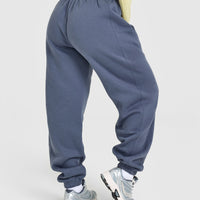 Foundations Jogger With Printed Graphic | Granite Blue
