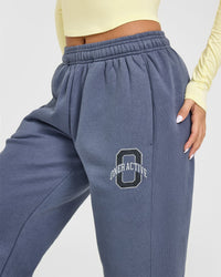 Foundations Jogger With Printed Graphic | Granite Blue