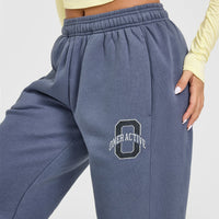 Foundations Jogger With Printed Graphic | Granite Blue