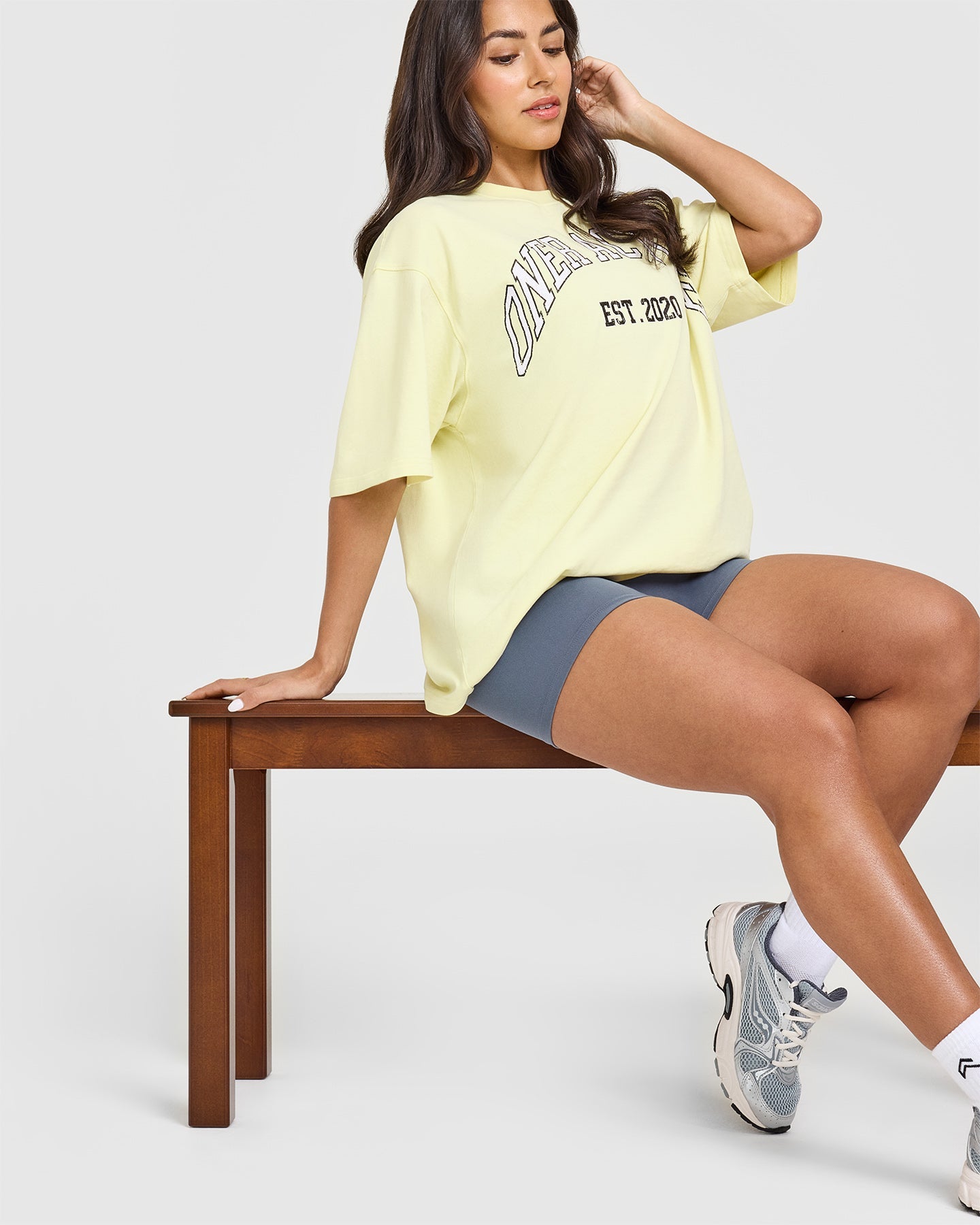 Oner Graphic Washed T-Shirt | Pastel Yellow