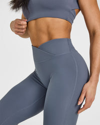 Unified Wrap Flared Bottoms | Granite Blue