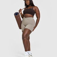 Everyday Cross Over Bralette | 70% Cocoa