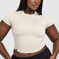 Mellow™ Soft Mid Short Sleeve T-Shirt | Sand