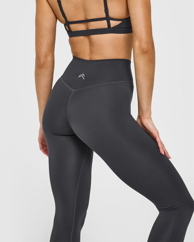 Timeless High Waisted Leggings | Coal