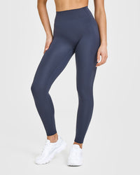 Timeless High Waisted Leggings | True Blue