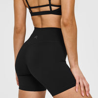 Timeless High Waisted Shorts | Black