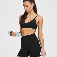 Timeless High Waisted Shorts | Black