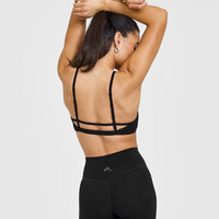 Timeless Strappy Bralette | Black