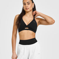 Unified Twist Sports Bra | Black
